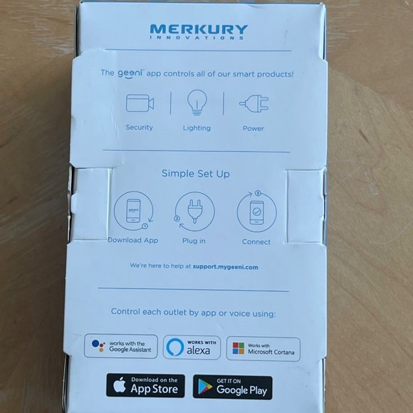 Merkury Innovations New Smart Outlet Extender, Surge Protection, 4 Outlets - Picture 3 of 6